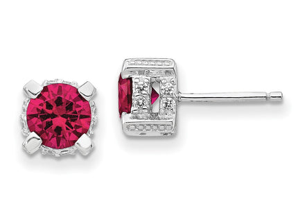 Sterling Silver Earrings Style QCM467 - Classique Jewelry Inc.