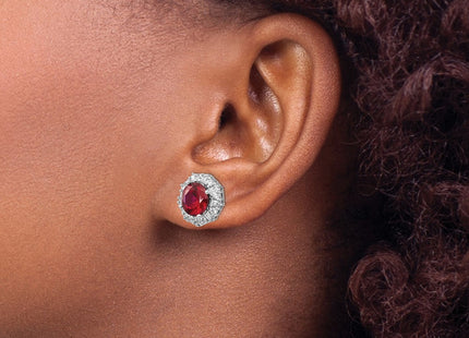 Sterling Silver Earrings Style QCM472 - Classique Jewelry Inc.