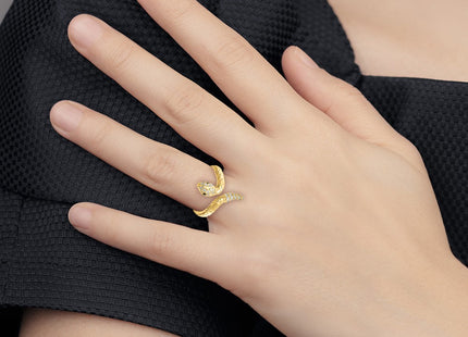 Sterling silver cubic zirconia ring
