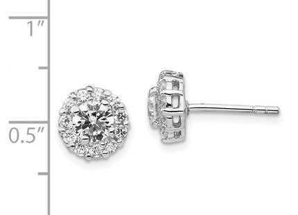 Sterling Silver Earrings Style QCM652 - Classique Jewelry Inc.