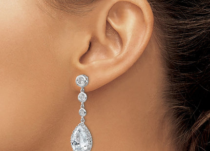 Sterling Silver Earrings Style QCM653 - Classique Jewelry Inc.