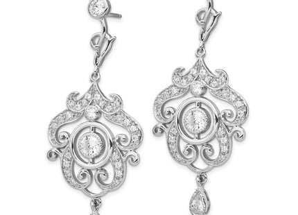 Sterling Silver Earrings Style QCM660 - Classique Jewelry Inc.