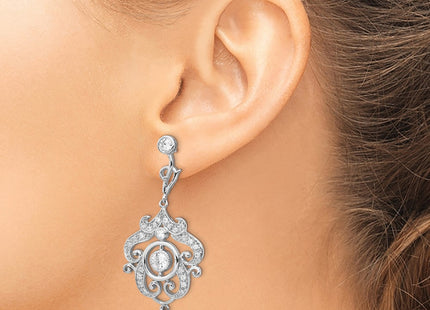 Sterling Silver Earrings Style QCM660 - Classique Jewelry Inc.