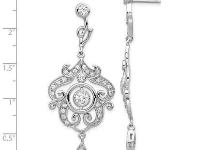 Sterling Silver Earrings Style QCM660 - Classique Jewelry Inc.