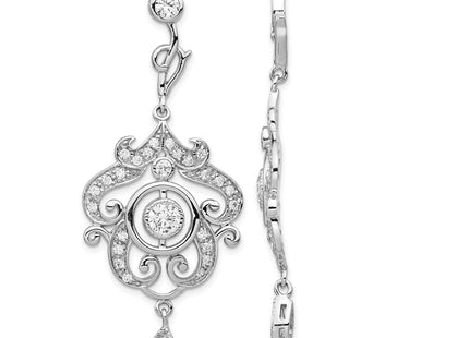 Sterling Silver Earrings Style QCM660 - Classique Jewelry Inc.