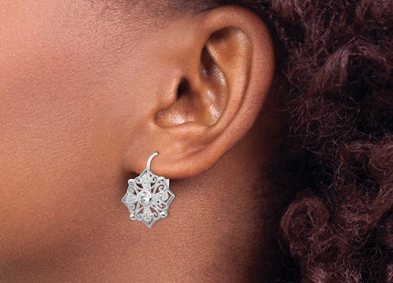 Sterling Silver Earrings Style QCM689 - Classique Jewelry Inc.