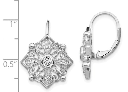 Sterling Silver Earrings Style QCM689 - Classique Jewelry Inc.