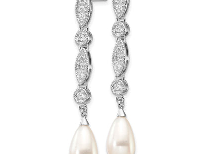 Sterling Silver Earrings Style QCM711 - Classique Jewelry Inc.