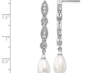 Sterling Silver Earrings Style QCM711 - Classique Jewelry Inc.
