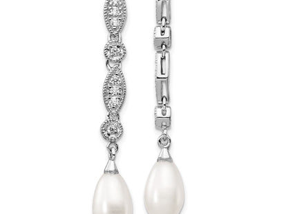 Sterling Silver Earrings Style QCM711 - Classique Jewelry Inc.