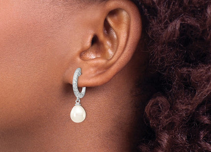 Sterling Silver Earrings Style QCM725 - Classique Jewelry Inc.