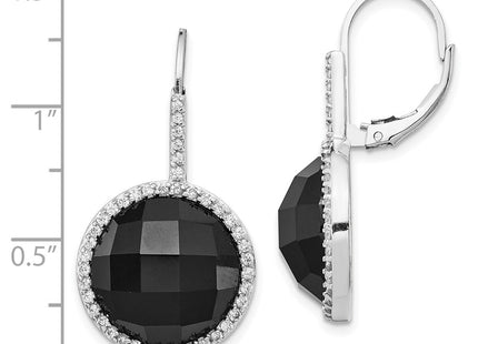 Sterling Silver Earrings Style QCM751 - Classique Jewelry Inc.