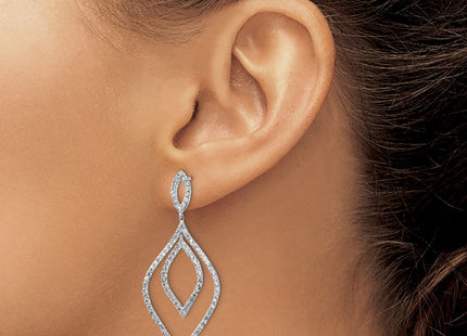 Sterling Silver Earrings Style QCM833 - Classique Jewelry Inc.