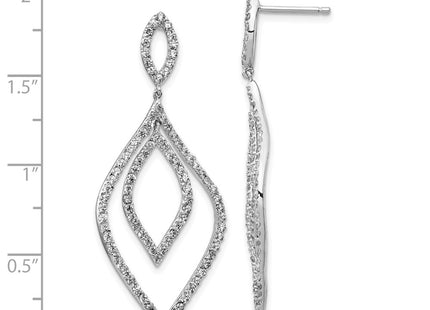 Sterling Silver Earrings Style QCM833 - Classique Jewelry Inc.