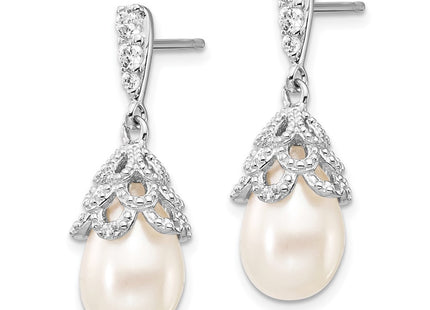 Sterling Silver Earrings Style QCM839 - Classique Jewelry Inc.