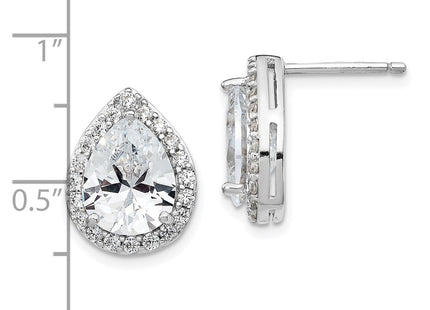 Sterling Silver Earrings Style QCM849 - Classique Jewelry Inc.