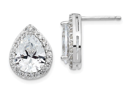 Sterling Silver Earrings Style QCM849 - Classique Jewelry Inc.