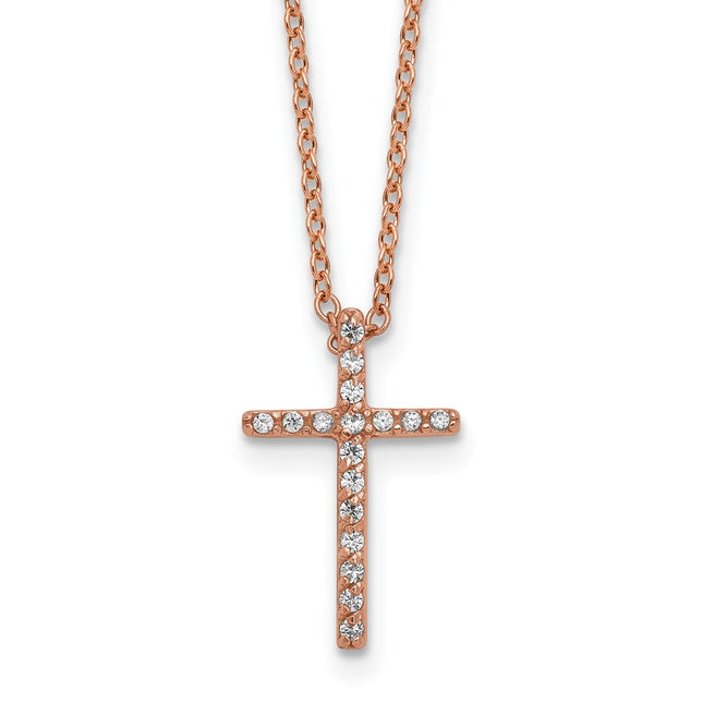 SS/Rose Plated Jewelry Style QCM881P - Classique Jewelry Inc.