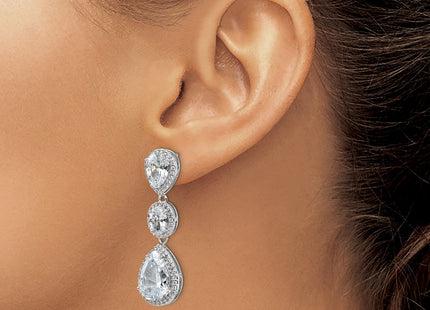 Sterling Silver Earrings Style QCM969 - Classique Jewelry Inc.