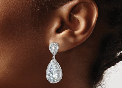 Sterling Silver Earrings Style QCM989 - Classique Jewelry Inc.