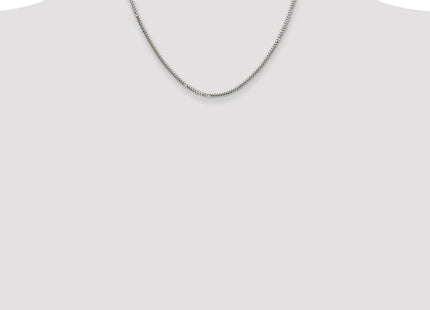 Sterling Silver Polished Domed Curb Chain