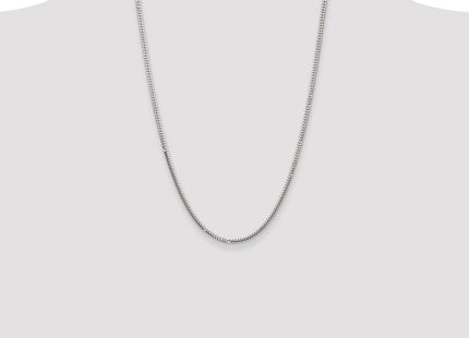 Sterling Silver Polished Domed Curb Chain