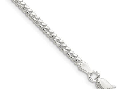 Sterling Silver Polished Domed Curb Chain