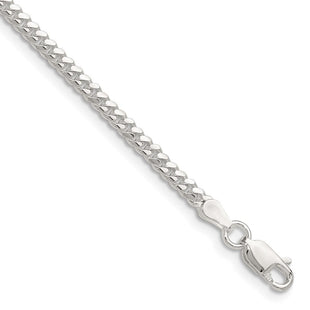 Sterling Silver Polished Domed Curb Chain