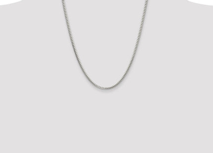 Sterling Silver Polished Domed Curb Chain (Style QDB100-22)