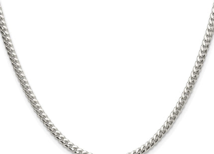 Sterling silver curb link chain, alternate view