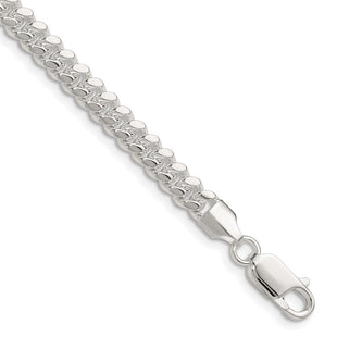 Sterling Silver Polished Domed Curb Chain (Style QDB150-8)