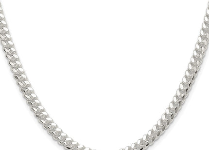 Sterling silver curb link bracelet, alternate view