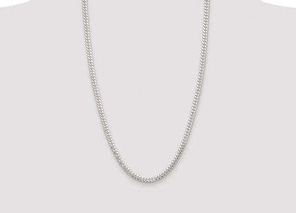 Sterling silver curb link chain, additional view