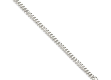 Sterling Silver Polished Domed Curb Chain (Style QDB180-8)
