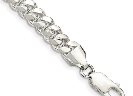 Sterling Silver Polished Domed Curb Bracelet