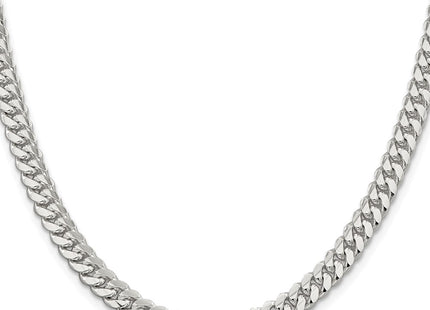 Sterling silver curb link chain, alternate view