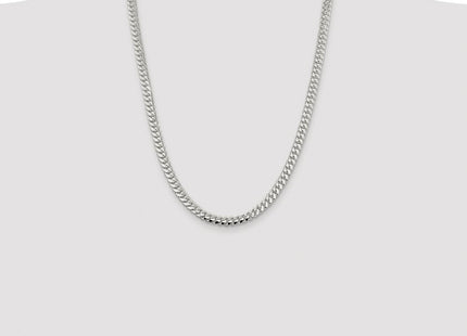 Sterling silver curb link chain, additional view