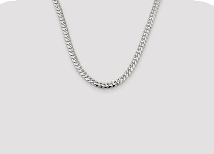 Sterling Silver Polished Domed Curb Chain (Style QDB200-20)