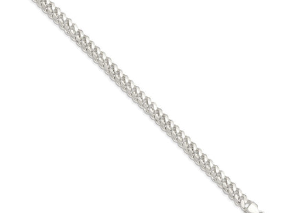 Sterling Silver Polished Domed Curb Chain (Style QDB200-8)