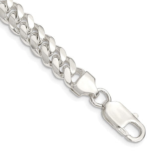 Sterling Silver Polished Domed Curb Chain (Style QDB200-8)
