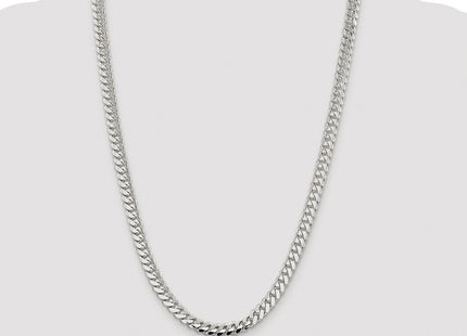 Sterling silver curb link chain, additional view