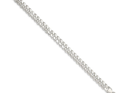 Sterling Silver Polished Domed Curb Chain (Style QDB220-8)