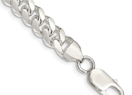 Sterling Silver Polished Domed Curb Chain (Style QDB220-8)