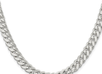 Sterling silver curb link chain, alternate view