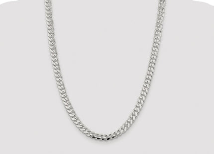 Sterling silver curb link chain, additional view
