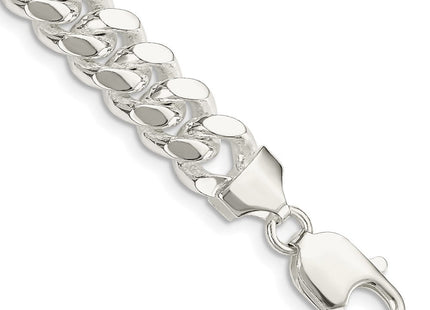 Sterling Silver Polished Domed Curb Chain (Style QDB250-8)