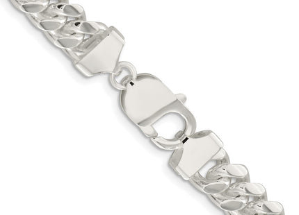 Sterling silver curb link chain, another view