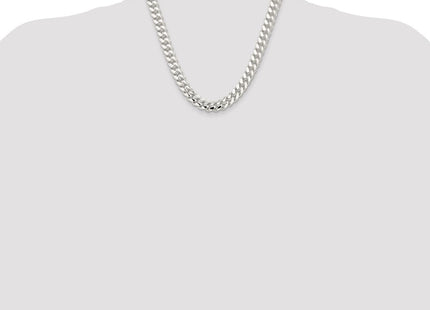 Sterling Silver Polished Domed Curb Chain (Style QDB300-20)