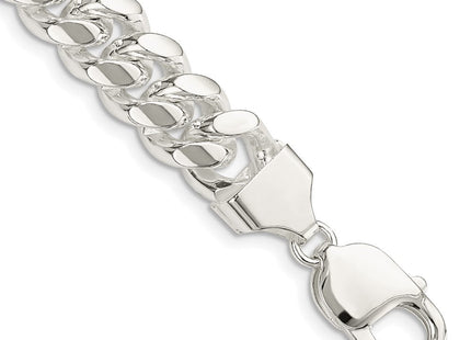 Sterling Silver Polished Domed Curb Chain (Style QDB300-8)