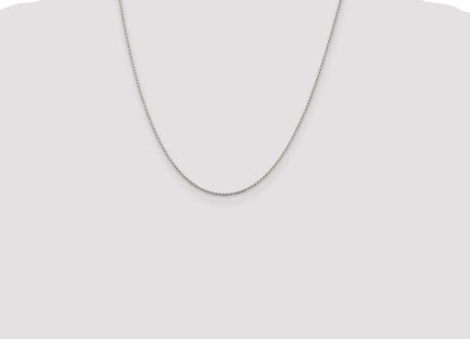Sterling silver rope link anklet